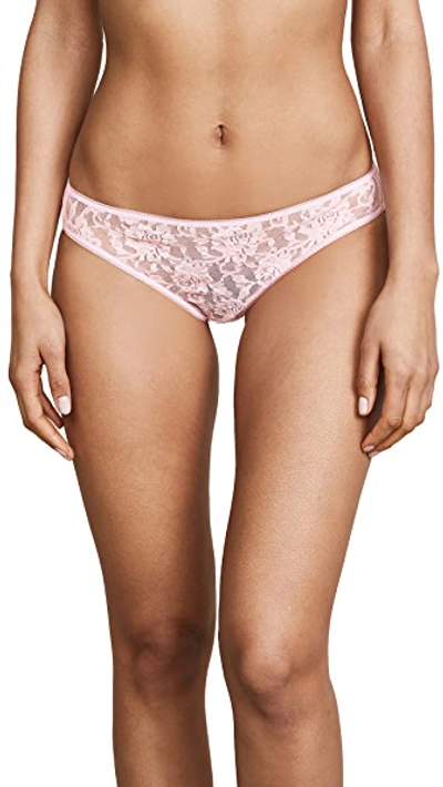 Shop Hanky Panky Signature Lace Bikini Briefs In Bliss Pink