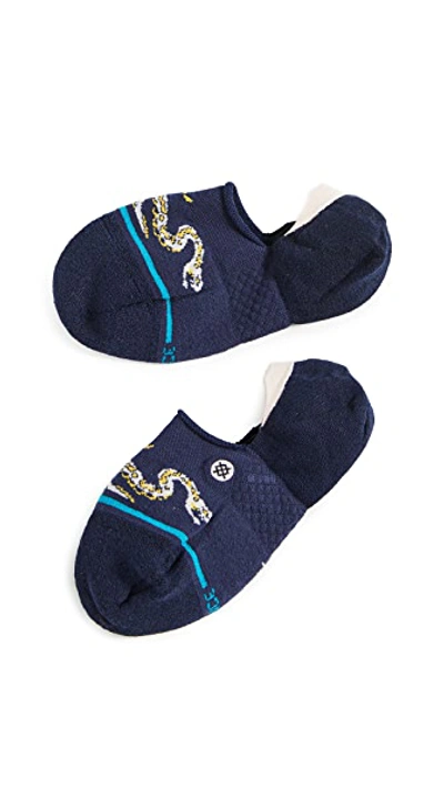 Shop Stance Slithering Socks In Navy