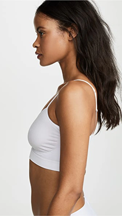 Yummie Audrey Comfortably Fit Seamless Bralette In White