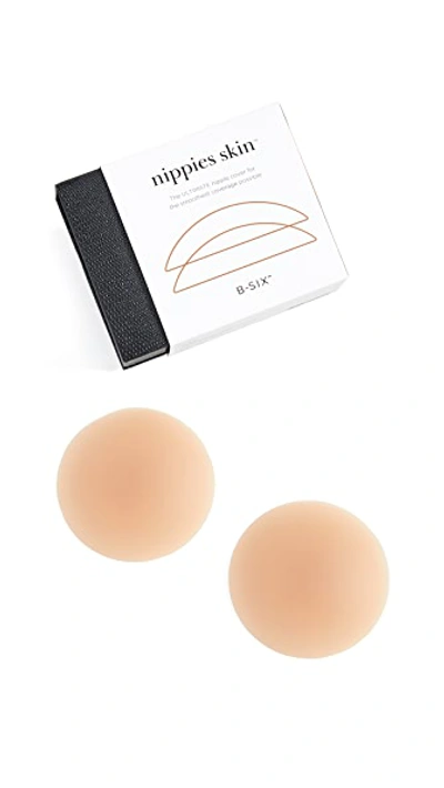 Bristols 6 Non Adhesive Nippies Skin Covers In Coco