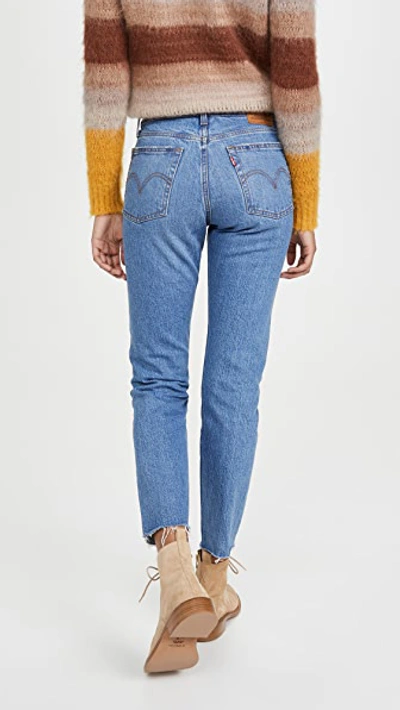 Shop Levi's Wedgie Icon Fit Jeans In Jive Taps