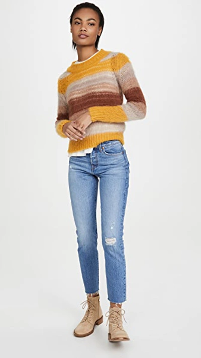 Shop Levi's Wedgie Icon Fit Jeans In Jive Taps