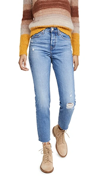 Shop Levi's Wedgie Icon Fit Jeans In Jive Taps