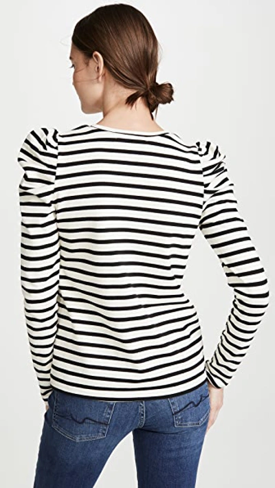 Shop Rebecca Minkoff Talia Pullover In Black/white