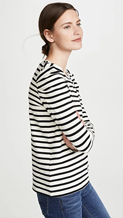 Shop Rebecca Minkoff Talia Pullover In Black/white