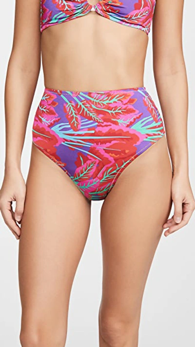 Shop Reina Olga Hutton Bikini Bottoms In Lsd Print