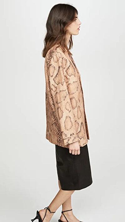 Shop Mara Hoffman Iris Button Down Shirt In Sand Multi