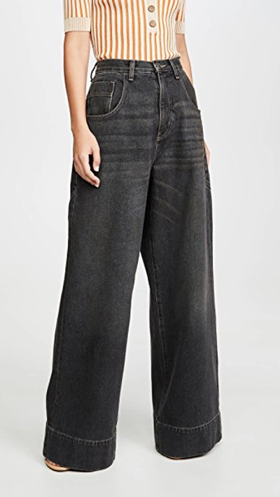 Shop Tre By Natalie Ratabesi The Aaliyah Jeans In Washed Black