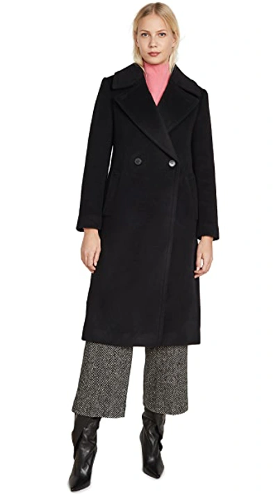 Shop Club Monaco Daylina Coat In Black