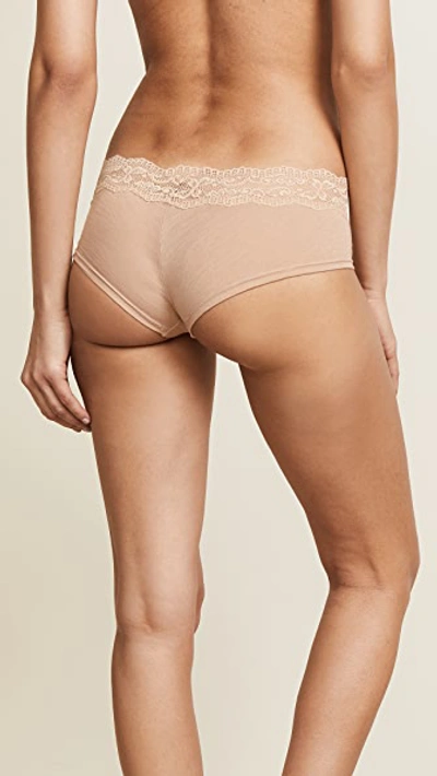 Shop Cosabella Ever Low Rise Hot Pants In Blush