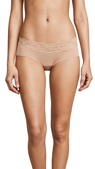 Shop Cosabella Ever Low Rise Hot Pants In Blush