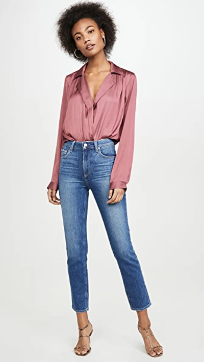 Shop Paige Sarah Slim Jeans In Trail