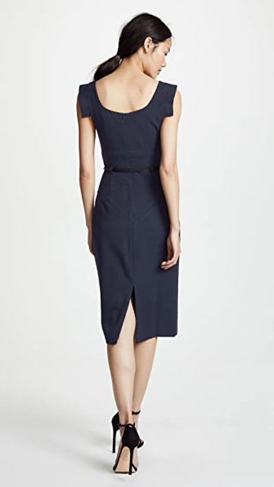 Shop Black Halo Jackie O Belted Dress Eclipse