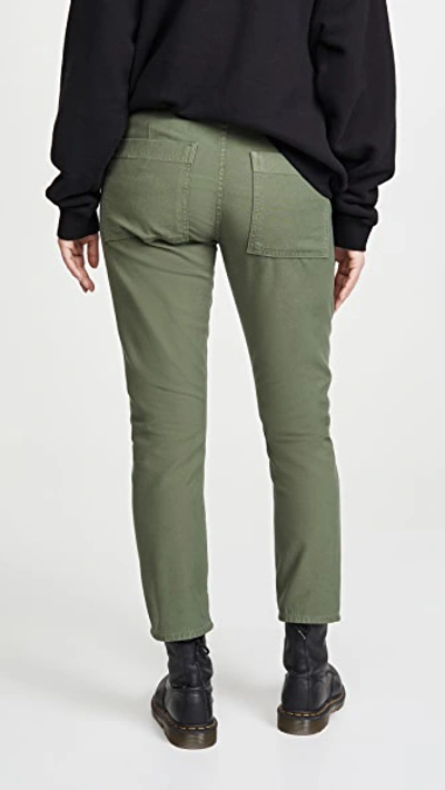 Shop Citizens Of Humanity Maternity Leah Cargo Pants In Fatigue