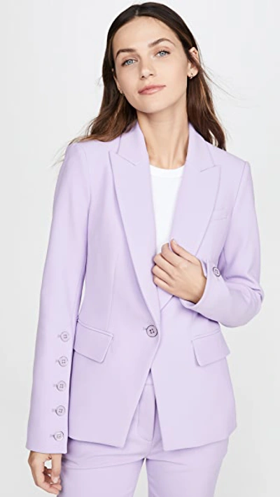 Shop Veronica Beard Fogg Dickey Jacket In Lilac