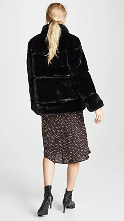 Sarah Quilted Fur Coat