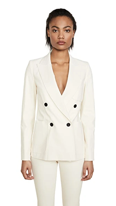 Shop Isabel Marant Lenalia Blazer In Ecru