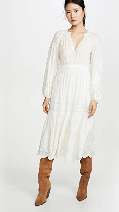 Shop Ulla Johnson Bettina Dress In Blanc