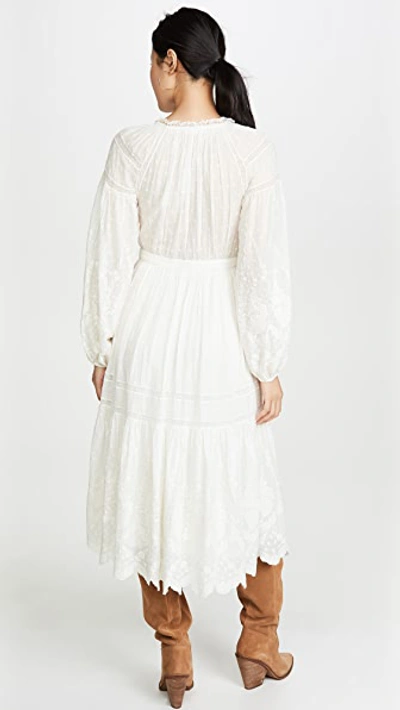 Shop Ulla Johnson Bettina Dress In Blanc