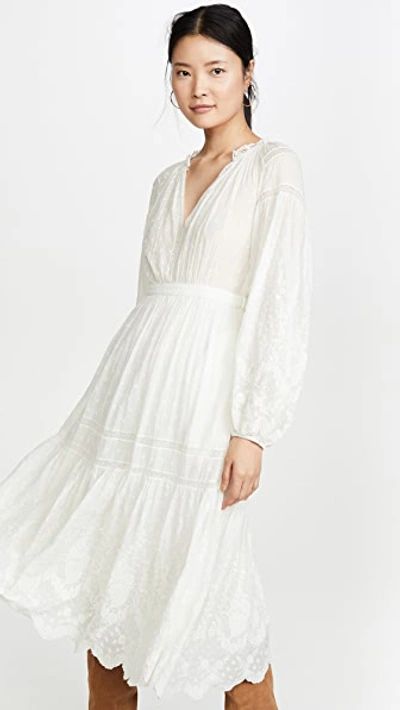 Shop Ulla Johnson Bettina Dress In Blanc
