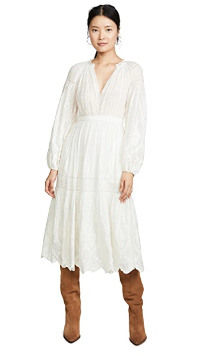 Shop Ulla Johnson Bettina Dress In Blanc