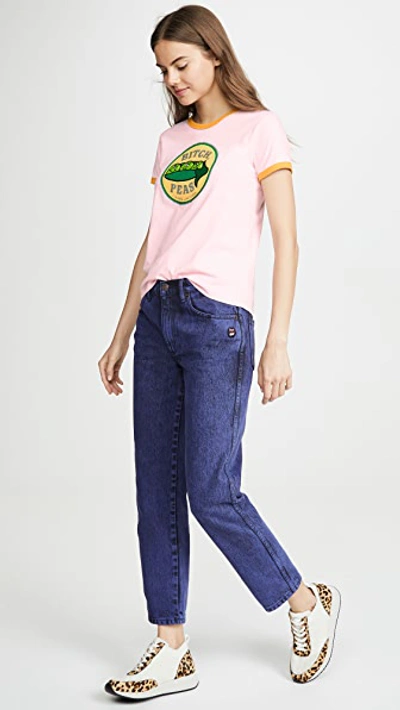 Shop Marc Jacobs The Ringer T-shirt In Light Pink