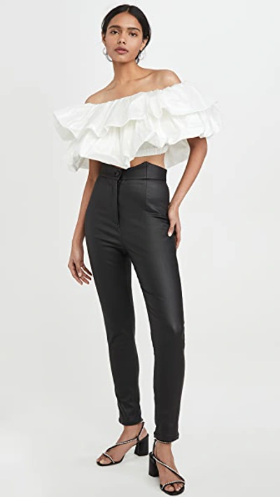 Shop Aje Banksia Bubble Top In White