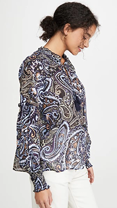 Shop Parker Terri Blouse In Marren Paisley