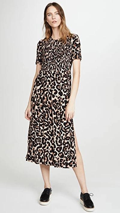 Shop Baum Und Pferdgarten Adamaris Dress In Wild Leopard