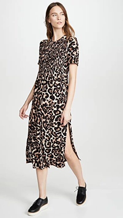 Shop Baum Und Pferdgarten Adamaris Dress In Wild Leopard