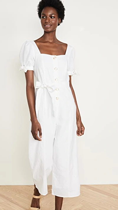 Shop Charlie Holiday Cleo Jumpsuit In White