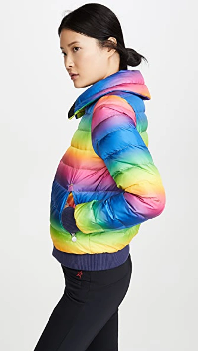 Shop Perfect Moment Queenie Jacket In Rainbow