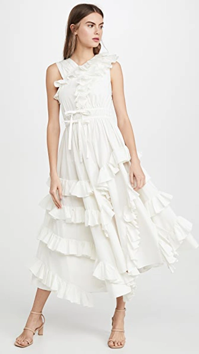 Shop Ulla Johnson Imogen Dress In Blanc