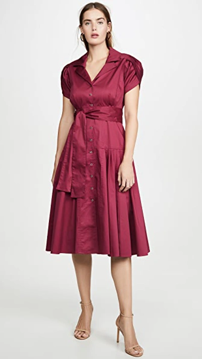 Shop Alexis Rosetta Dress In Raspberry