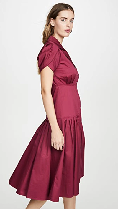 Shop Alexis Rosetta Dress In Raspberry