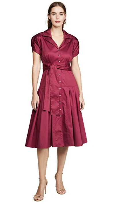 Shop Alexis Rosetta Dress In Raspberry