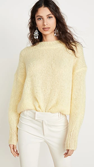 Shop Isabel Marant Idol Sweater In Light Yellow