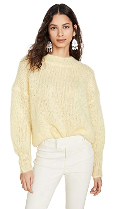 Shop Isabel Marant Idol Sweater In Light Yellow