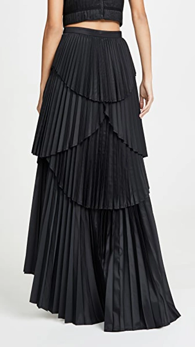 Shop Amur Ophelia Skirt In Black