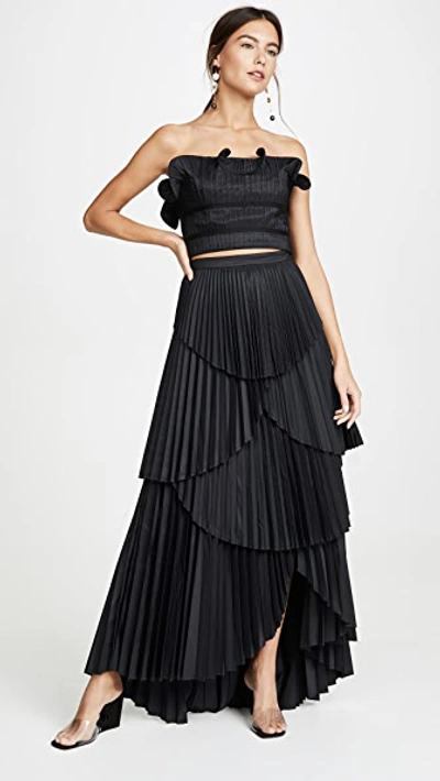 Shop Amur Ophelia Skirt In Black