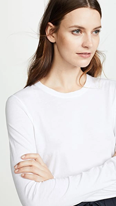 Shop Vince Essential Tee Optic White