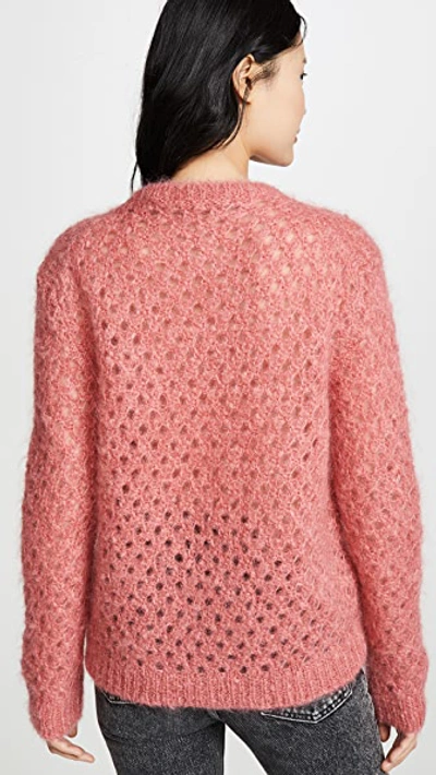 Shop Marc Jacobs Crew Neck Sweater In Salmon