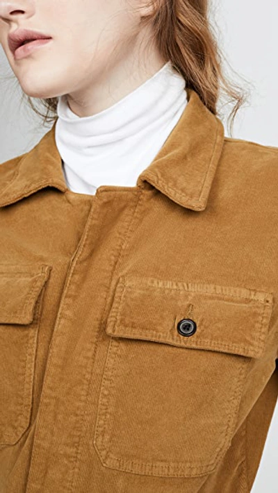 Shop Frame Caitlin Cord Coveralls In Camel