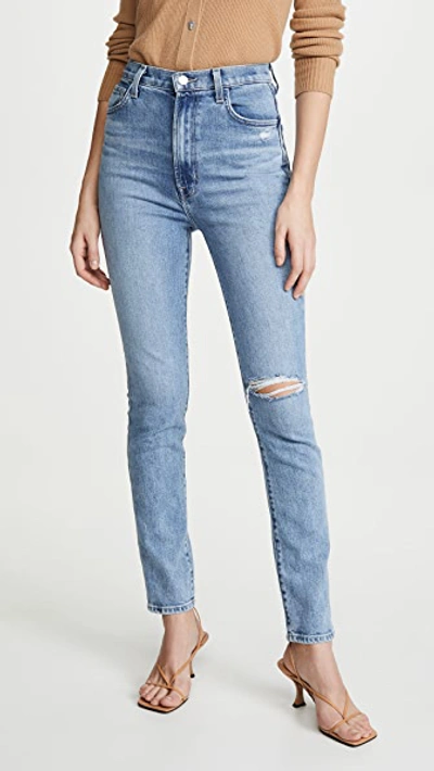 Shop J Brand 1212 Runway High Rise Jeans In Chadron Destruct