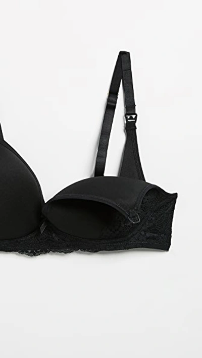 Shop Rosie Pope Wireless Lightly Lined Nursing Bra In Black