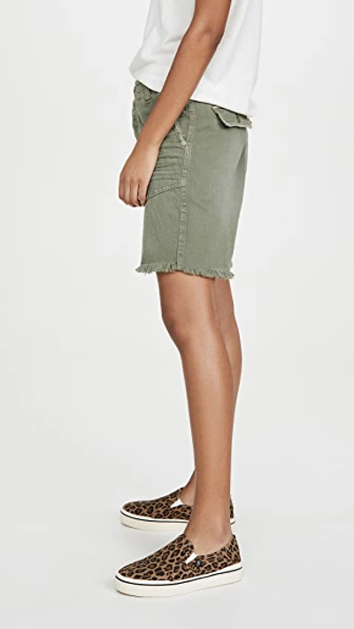 Shop Free People She's A Legend Harem Shorts In Washed Army