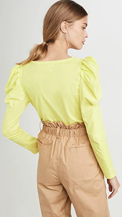 Shop A.l.c Sewell Tee In Citron