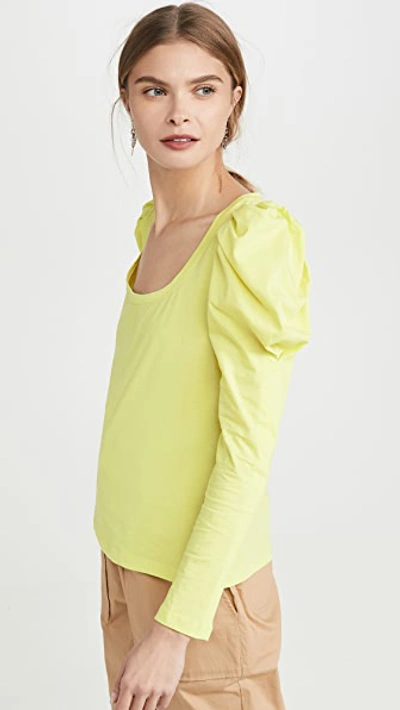 Shop A.l.c Sewell Tee In Citron