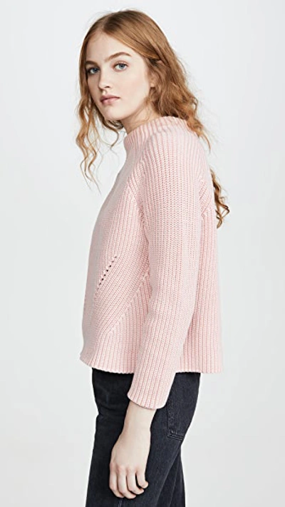 Shop Demylee Daphne Sweater In Pale Pink