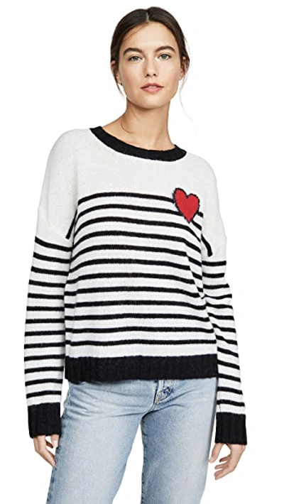 Shop Rails Perci Sweater In Bretton Heart Stripe